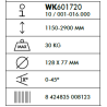 Werku-Suporte Extensivel / 30Kg / 1150-2900 mm