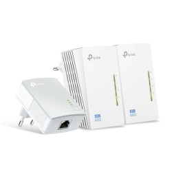 TP-LINK-Kit 3 Adp PowerLine 500 Mbps c/ Wir n 300 Mbps TL-WPA4