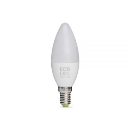 Ecolux - Lampada Chama ALBA E14 7W 3000K EC3337