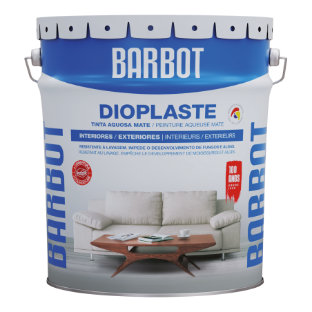 BARBOT -DIOPLASTE Tinta Aquosa Mate Int/Ext Branca 5Lt