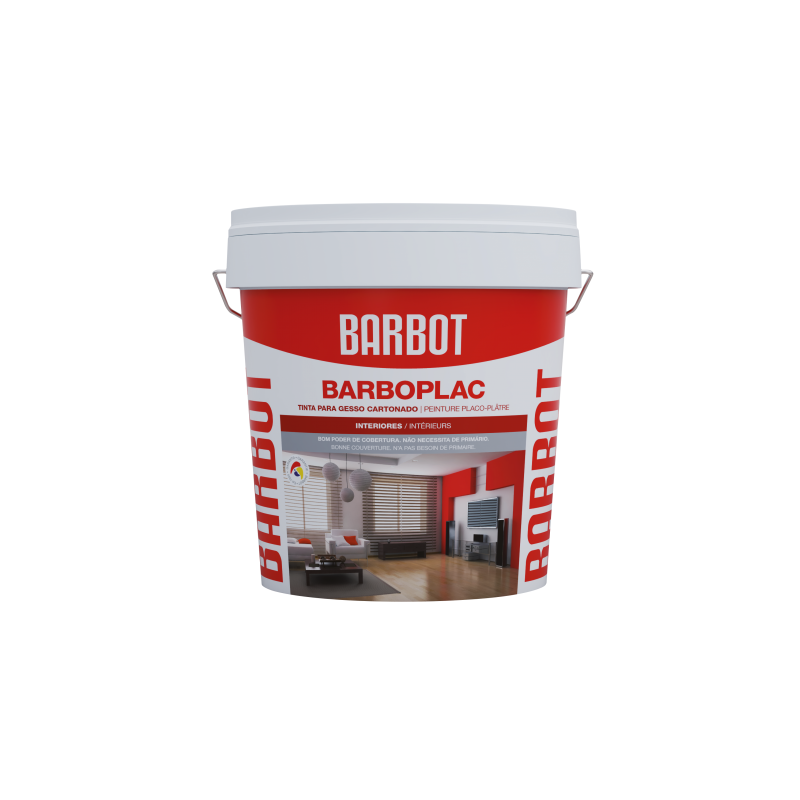 BARBOT -BARBOPLAC Tinta Plastica Branca 15Lt