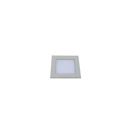 Soflight-Dow.Quadrado 12W LED 4000K Aço