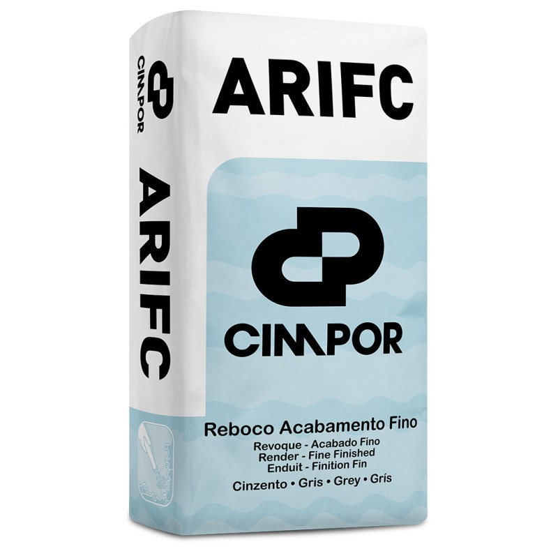 Cimpor- ARIFC Reboco Interior Proj.Acabam. Fino Cinza 25 KG