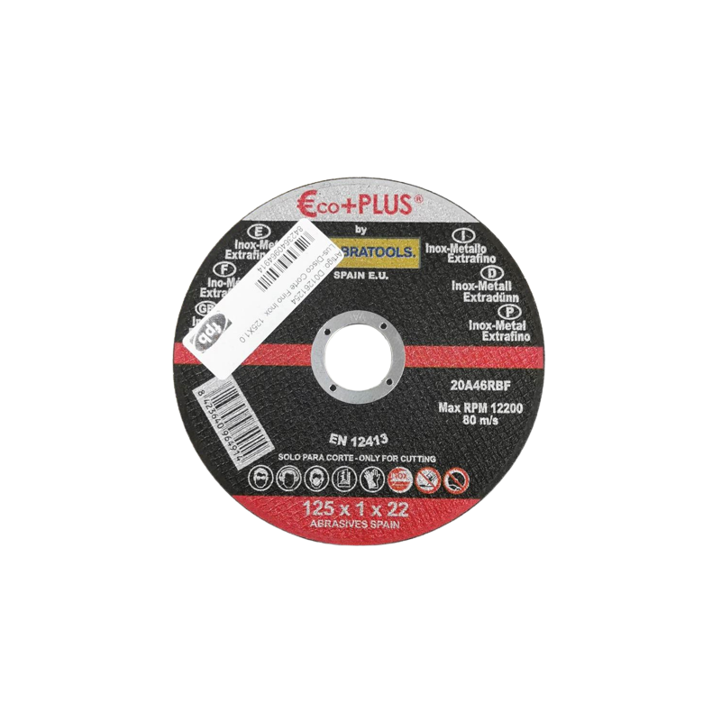 Lus-Disco Corte Fino Inox  125X1.0