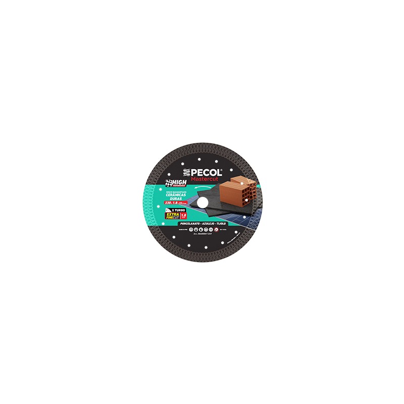 Pecol-Disco Diamantado  XTurbo MasterCut Perf 230