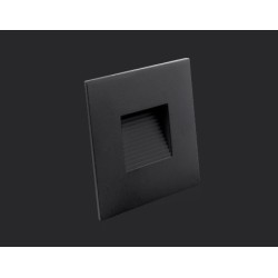 Lumitek - WAY Aro Frontal Assime. 3W Led 4000K Preto