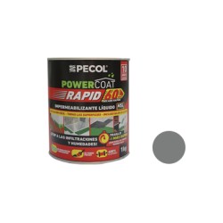 Pecol-Impermeabilizante Liquido 1KG Powercoat Rapid Cinzento