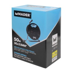 Mader-Extensao C/Enrolador 3x2.5MM 50MTS 68019