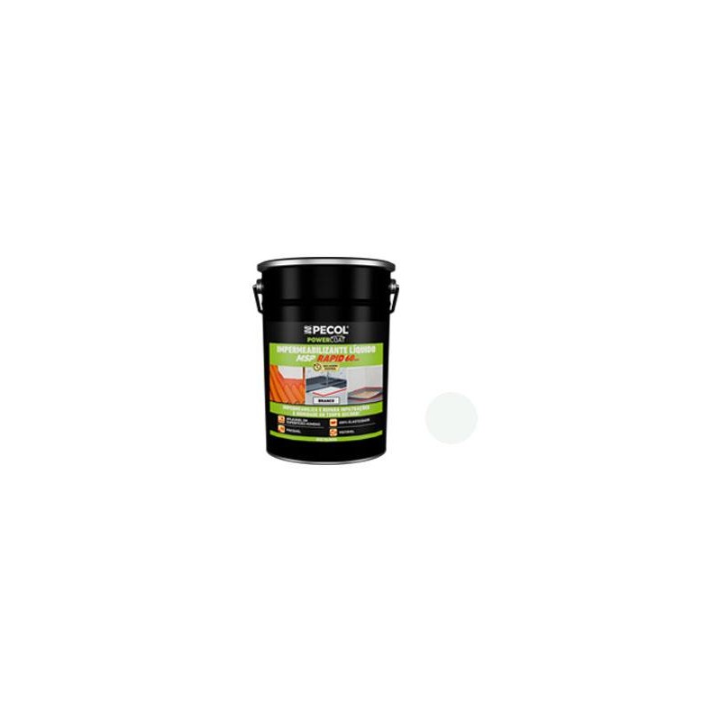 Pecol - Impermeab.Liquido 5KG Powercoat Rapid Transp.