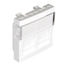Efapel - Modulo Duplo RJ45 45971SBM