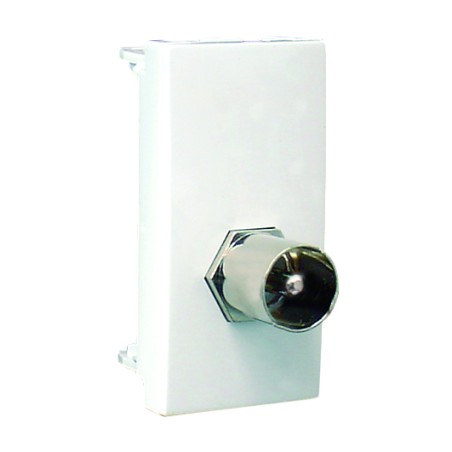 Efapel - Modulo C/Conec. IEC Macho/Tipo F 45982SBM