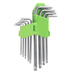 Mad-Chave Torx Furada SAU JG 9Pcs CRV 47630