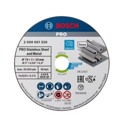 Bosch - Disco Corte Expert Inox 76x10x1mm 2608601520