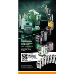Laserliner - PowerPlane Laser 3G Multi -18V   (Oferta PowerAdapter Set 7 Unidades Valor 116.00 €)