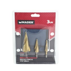 Mad - Broca Escalonada MPT 3Pçs Titan 63424