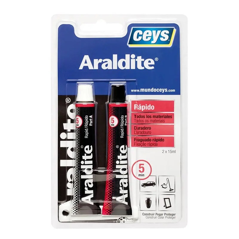 Cola Araldite Rapido 15+15ml