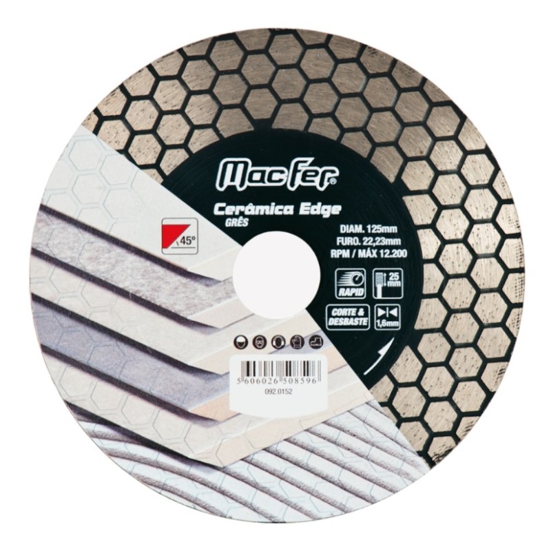 TT - Disco Diamante Ceramica Edge 115
