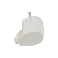 Soflight - Ficha Macho Saida Lateral 16A Branca