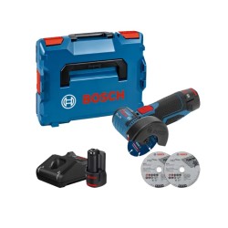 Bosch - GWS 12V-76+2x3.0AH+L-BOXX 06019F200B