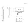 MB - Kit Chuveiro Higienico Basic Delux