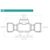 Aron - Projetor Led STRING 50W IP54 6500K ILAR-02148