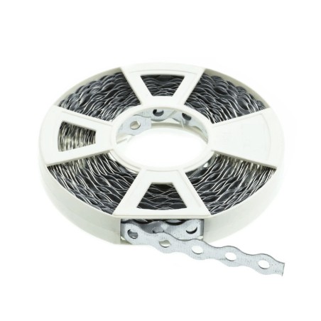 Fita Perfurada PCL3018 Zn 17X0.8  Rolo 10m