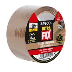 Pecol  - Fita Adesiva Castanha Baixo Ruido 50mmx60m
