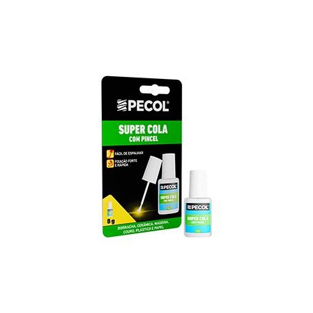 Pecol - Super Cola C/Pincel 8G