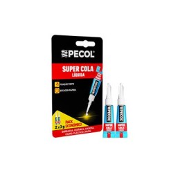 Pecol - Super Cola Liquida 2x3G