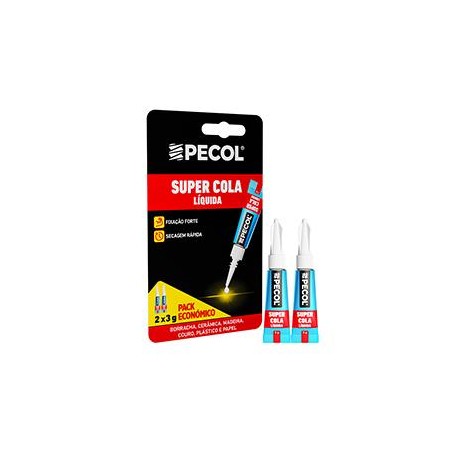 Pecol - Super Cola Liquida 2x3G