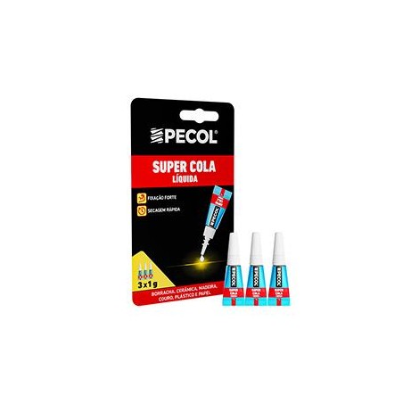 Pecol - Super Cola Liquida 3X1G