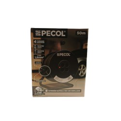 Pecol  - Extensao Eletrica 50Mt X1.5 C/ Enrolador