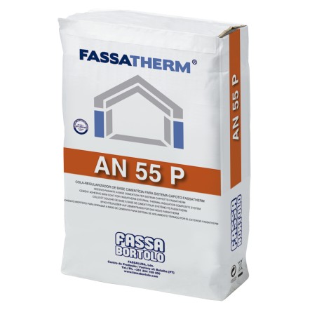 FASSA - AN 55 P Cola e Regularizador Placas Fasstherm CZ  ( Saco 25Kg )