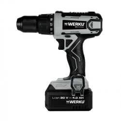 Werku - Berbequim Aparafusador-Percurssor Sem Fios 13mm/20V