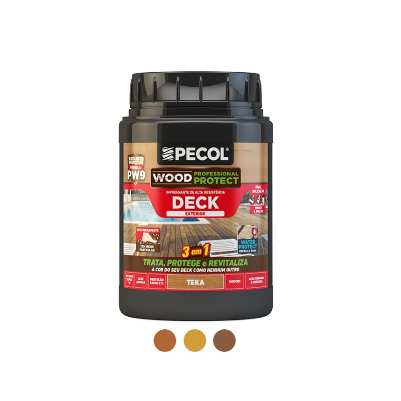 Pecol-PW9 Deck Impregnante Aquoso 750ml