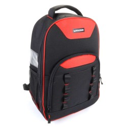 Mader - KIT Mochila C/ Berbequim Demolidor Aparafusadora Brocas Baterias e Carregador