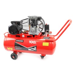 Mader - Compressor 100LT 3HP 10BAR C/C  Monofasico 09355