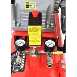Mader - Compressor 100LT 3HP 10BAR C/C  Monofasico 09355