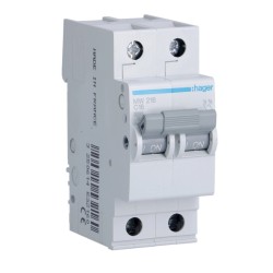 Hager - Disj. 2P 16A C 3KA MW216  GR01