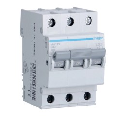 Hager - Disj. 3P 10A C 3KA MW310  GR01