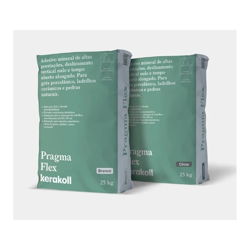 Kerakoll - Cimento Cola PRAGMA FLEX Branco 25Kg (42)