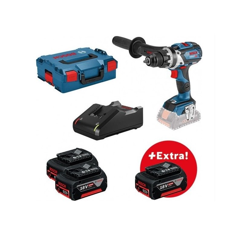 Bosch - GSR 18V-110C+3X5.0Ah+18V-40+L 0615990L8F