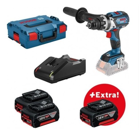 Bosch - GSR 18V-110C+3X5.0Ah+18V-40+L 0615990L8F