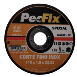 Disco Corte Fino Inox Special