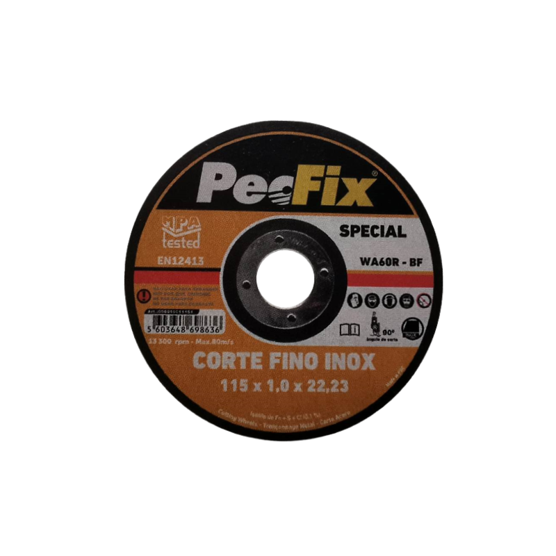 Disco Corte Fino Inox Special 230x1.9 Pecfix
