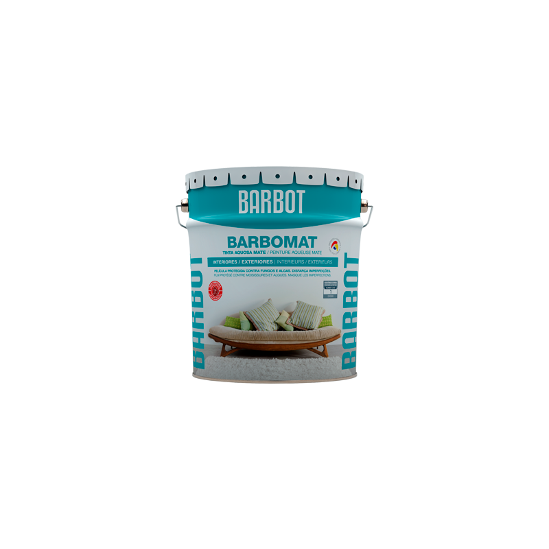 BARBOT -BARBOMAT Tinta Aquosa Mate Int/Ext Branco 15Lt